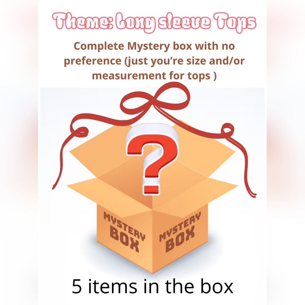 Long Sleeve Tops Mystery Box